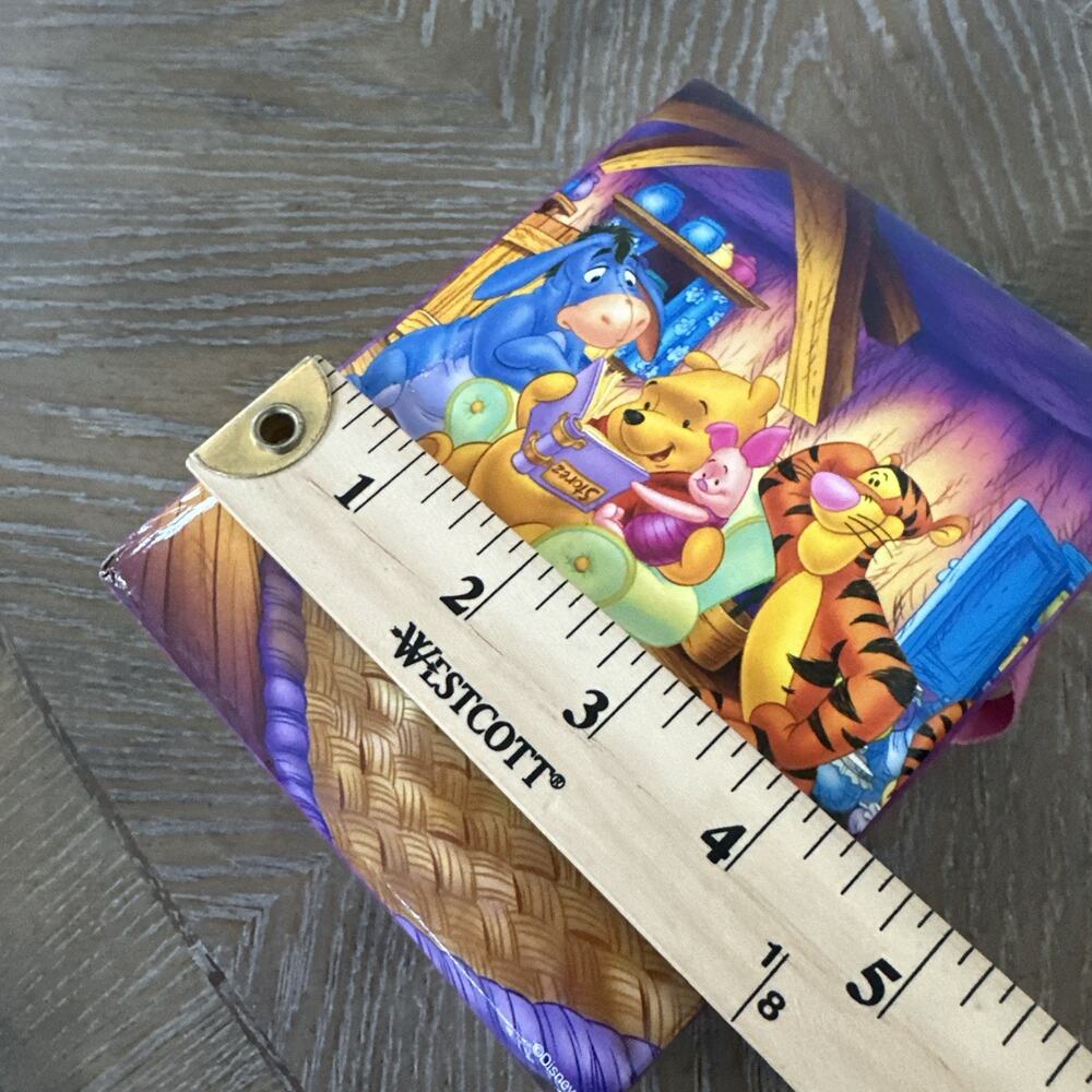 Winnie The Pooh & Friends Square Storage‎ Jewelry Gift Box Vintage Y2K Purple - Picture 10 of 13